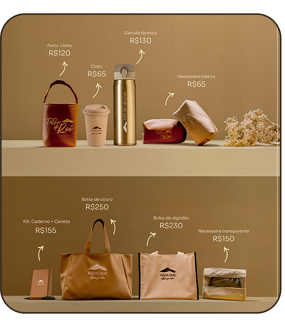 Produtos da Loja Mãos que Abençoam